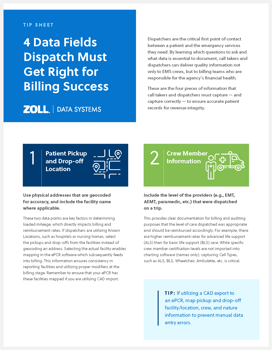 PREVIEW - Tip Sheet - 4 Data Fields Dispatch Must Get Right for Billing Success